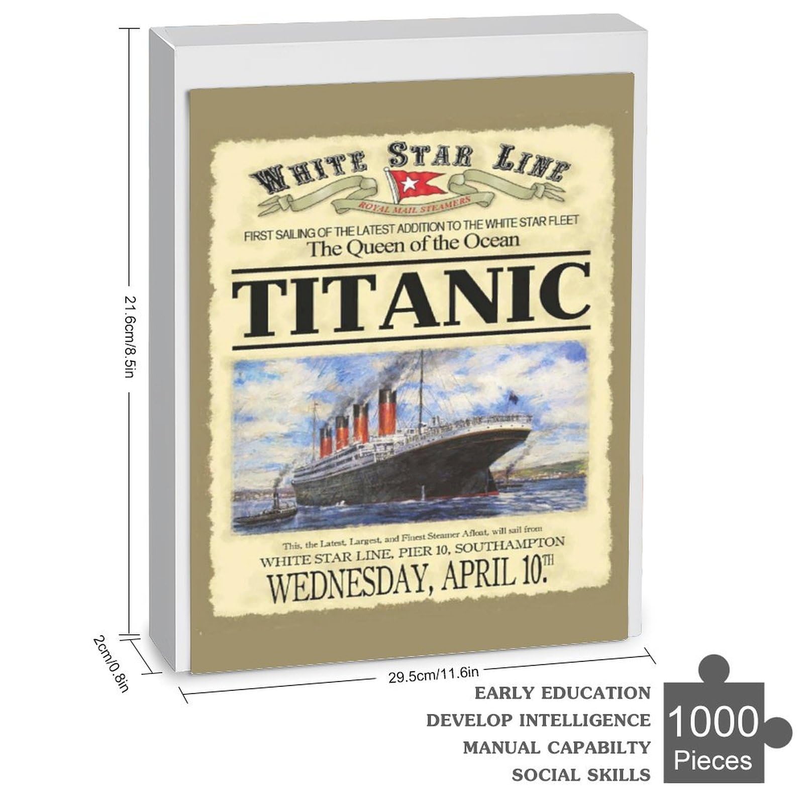 Amazon | Titanicタイタニック1 ジグソーパズル パターン